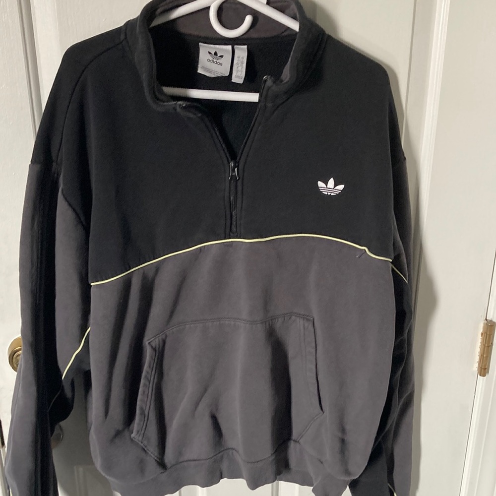 Adidas Quarterzip Colorblock Sweatshirt